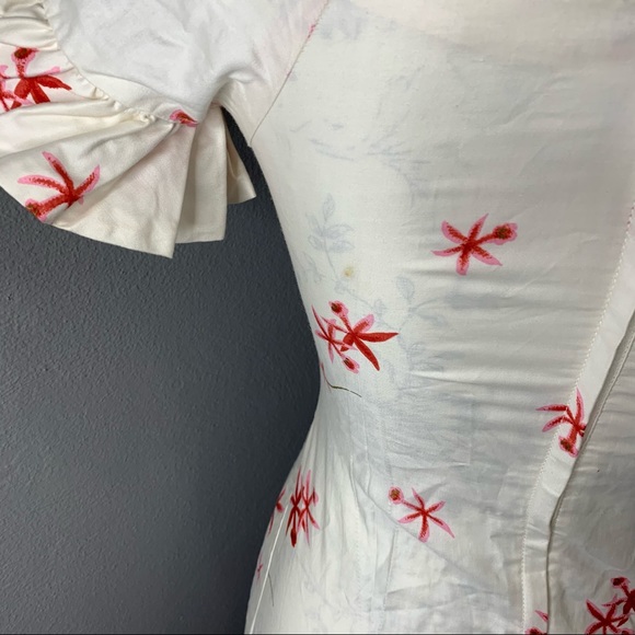 Vintage Hawaii Dress Tropical Fitted Mermaid Sz 8 - Picture 4 of 7